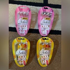 4 BIC Soleil 3 Women's 3-Blade Disposable Razors, 4 Count Each Any Variety